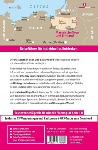 Produktbild: Reise Know-How Reisef&uuml;hrer Masurische Seen und Ermland