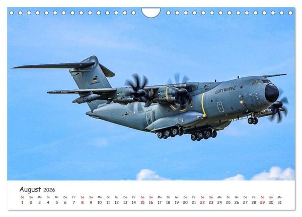 Produktbild: A400M LTG 62 (Wandkalender 2026 DIN A4 quer), CALVENDO Monatskalender