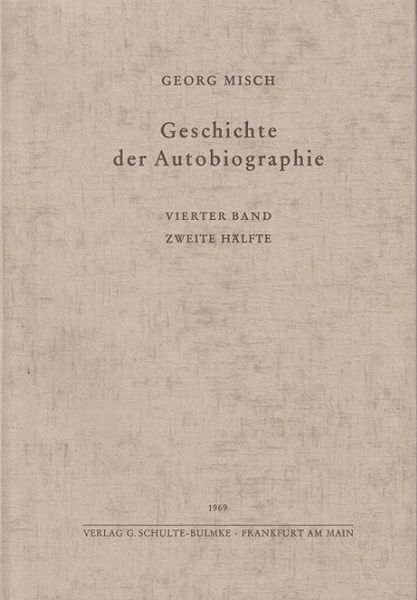 Produktbild: Geschichte der Autobiographie