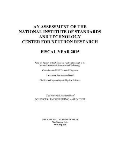 Produktbild: An Assessment of the National Institute of Standards and Technology Center for Neutron Research