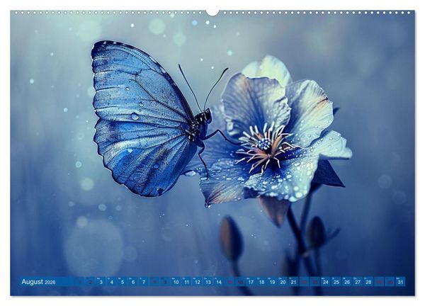 Produktbild: Blauer Zauberflug (Wandkalender 2026 DIN A2 quer), CALVENDO Monatskalender