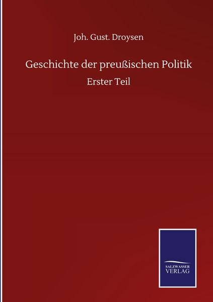 Produktbild: Geschichte der preu&szlig;ischen Politik
