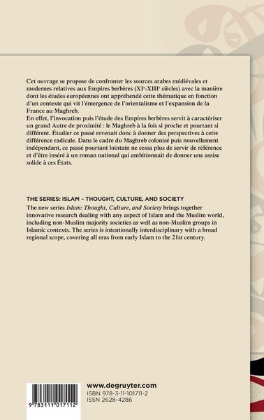 Produktbild: Les Empires berb&egrave;res: constructions et d&eacute;constructions d'un objet historiographique