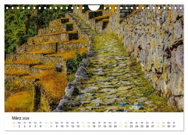 Produktbild: Qhapaq &Ntilde;an - die K&ouml;nigsstrasse der Anden (Wandkalender 2026 DIN A4 quer), CALVENDO Monatskalender