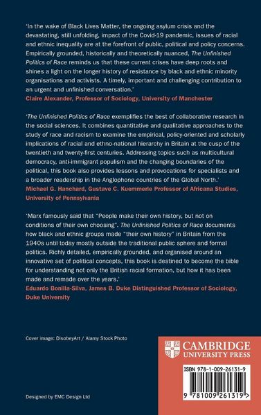 Produktbild: The Unfinished Politics of Race