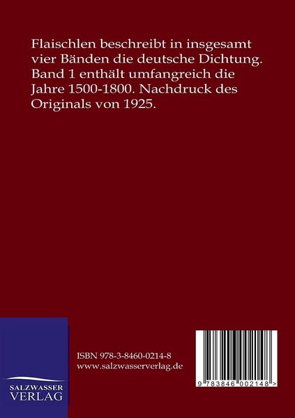 Produktbild: Das Buch unserer deutschen Dichtung
