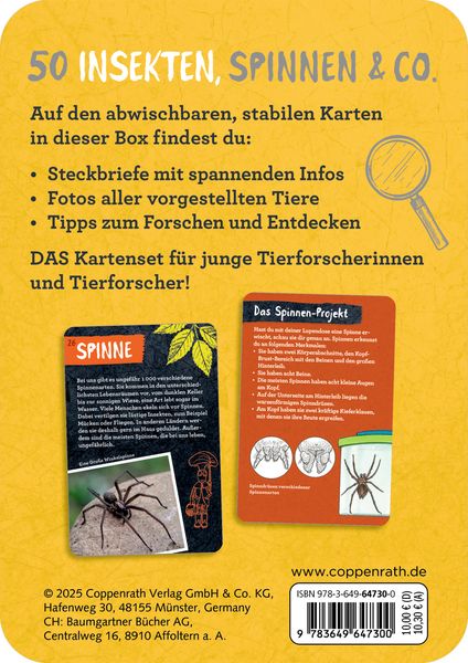 Produktbild: 50 Insekten, Spinnen & Co. - Nature Zoom (Blechdose)