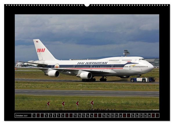 Produktbild: 747 Queen of the Skies (High Quality Premium Wall Calendar 2027 DIN A2 landscape),CALVENDO 12 Month Wall Calendar