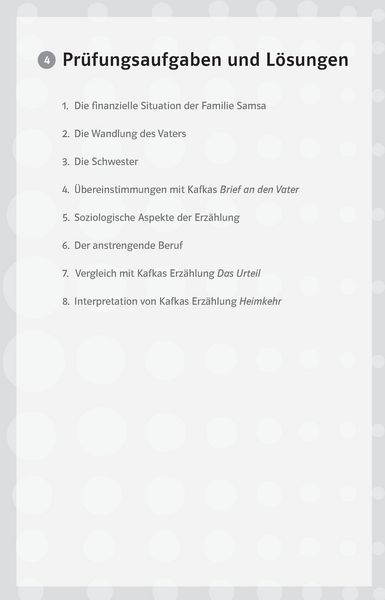 Produktbild: Lekt&uuml;rehilfen Franz Kafka, 'Die Verwandlung'. Interpretationshilfe f&uuml;r Oberstufe und Abitur