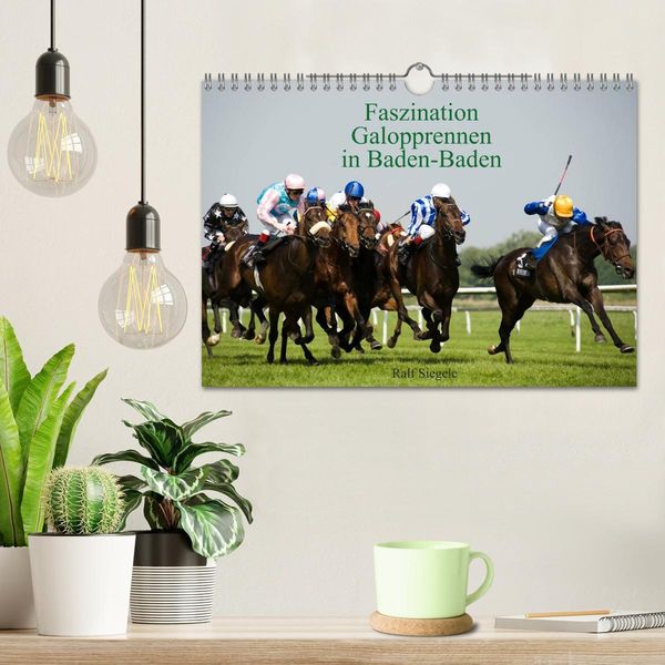 Produktbild: Faszination Galopprennen in Baden-Baden (Wandkalender 2026 DIN A4 quer), CALVENDO Monatskalender