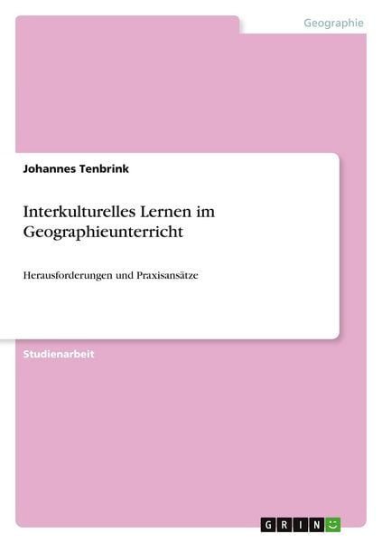 Produktbild: Interkulturelles Lernen im Geographieunterricht