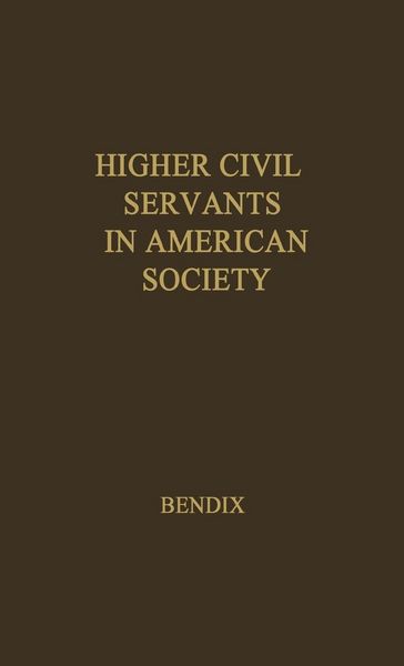 Produktbild: Higher Civil Servants in American Society