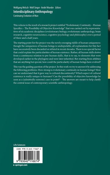 Produktbild: Interdisciplinary Anthropology