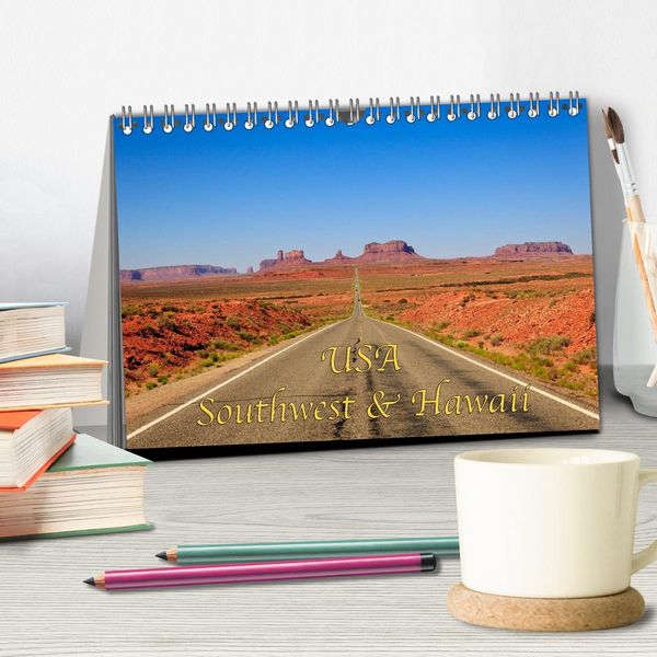 Produktbild: USA Southwest & Hawaii (Tischkalender 2026 DIN A5 quer), CALVENDO Monatskalender