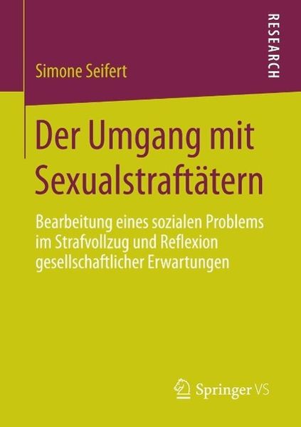 Produktbild: Der Umgang mit Sexualstraft&auml;tern