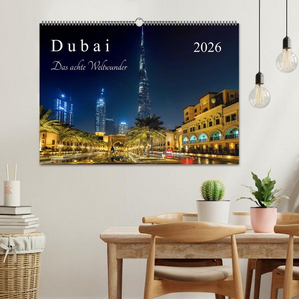 Produktbild: Dubai - Das achte Weltwunder (Wandkalender 2026 DIN A2 quer), CALVENDO Monatskalender