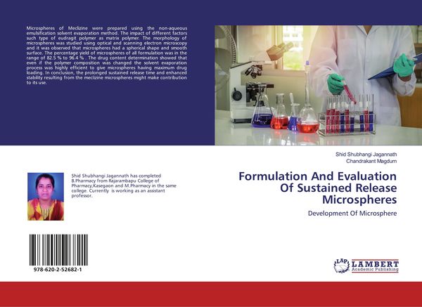 Produktbild: Formulation And Evaluation Of Sustained Release Microspheres