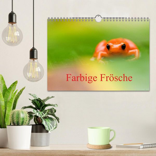 Produktbild: Farbige Fr&ouml;sche (Wandkalender 2026 DIN A4 quer), CALVENDO Monatskalender