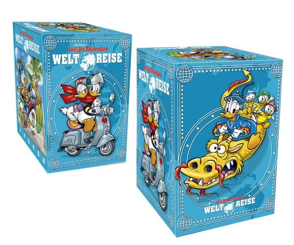 Produktbild: Lustiges Taschenbuch Weltreise Box