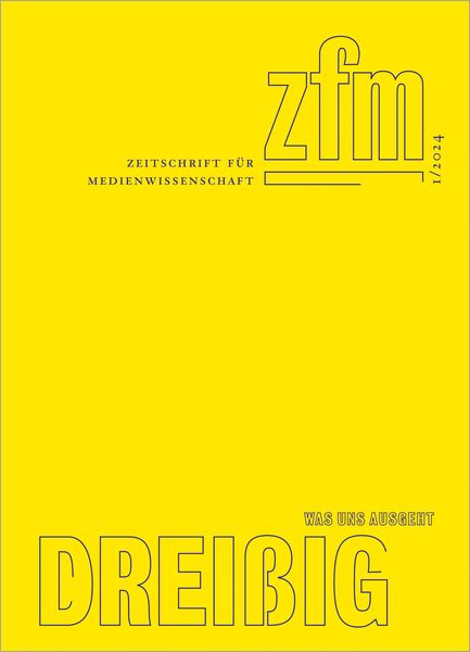 Produktbild: Zeitschrift f&uuml;r Medienwissenschaft 30