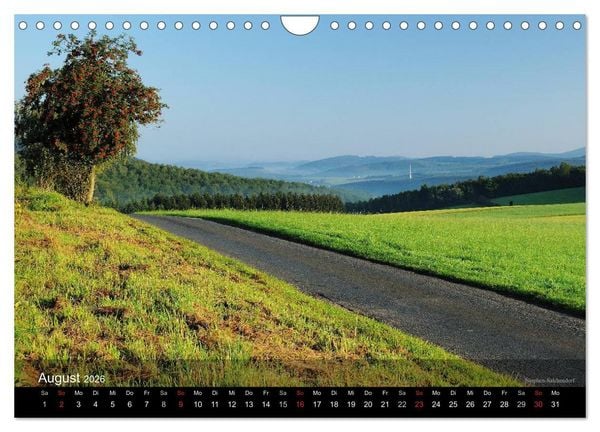 Produktbild: Kreis Siegen-Wittgenstein (Wandkalender 2026 DIN A4 quer), CALVENDO Monatskalender