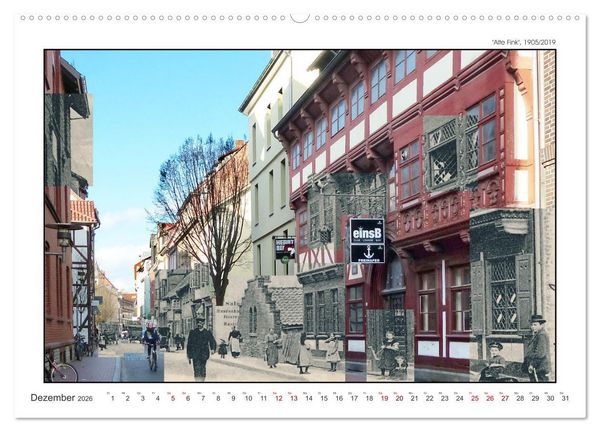 Produktbild: G&ouml;ttingen, Photographische ZEIT-SCHNITTE (hochwertiger Premium Wandkalender 2026 DIN A2 quer), Kunstdruck in Hochglanz