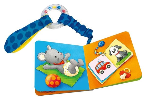 Produktbild: Ministeps: Mein buntes Rassel-Buggybuch: Erste Bilder