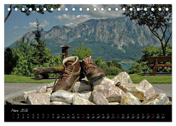 Produktbild: Attersee im Salzkammergut 2026 (Tischkalender 2026 DIN A5 quer), CALVENDO Monatskalender