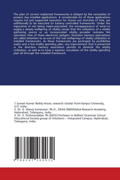 Produktbild: Low Energy Budget Instruction Memory Organization