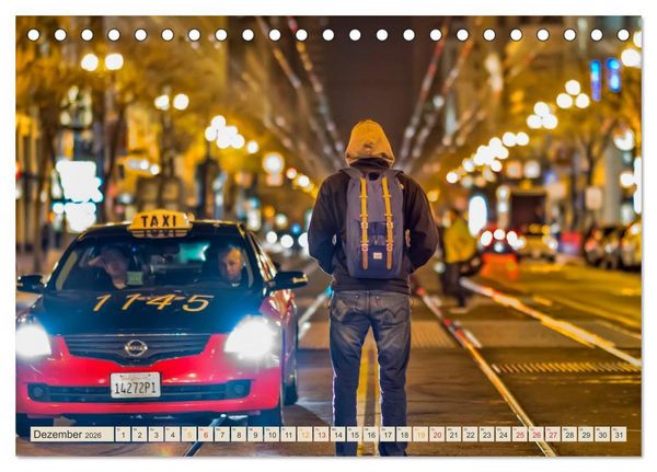 Produktbild: Hallo Taxi - einmal um die Welt (Tischkalender 2026 DIN A5 quer), CALVENDO Monatskalender