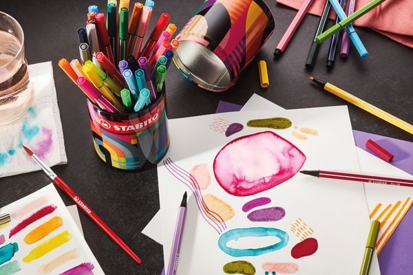 Produktbild: STABILO Pen 68 45er ARTY Met.Dose rund
