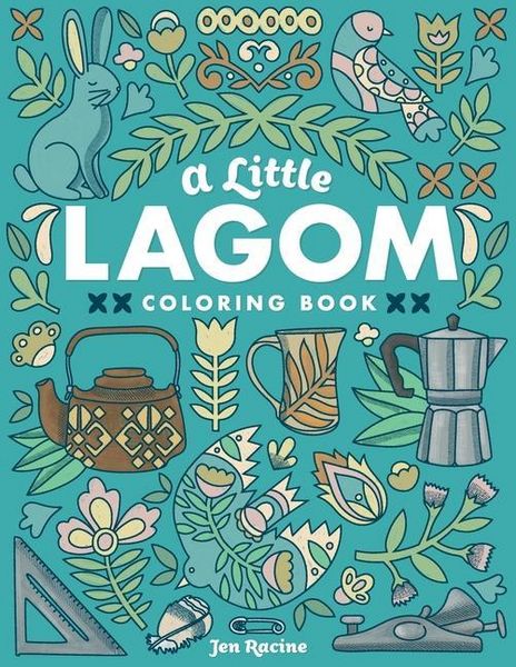 Produktbild: A Little Lagom Coloring Book: Scandinavian Inspired Balance & Harmony