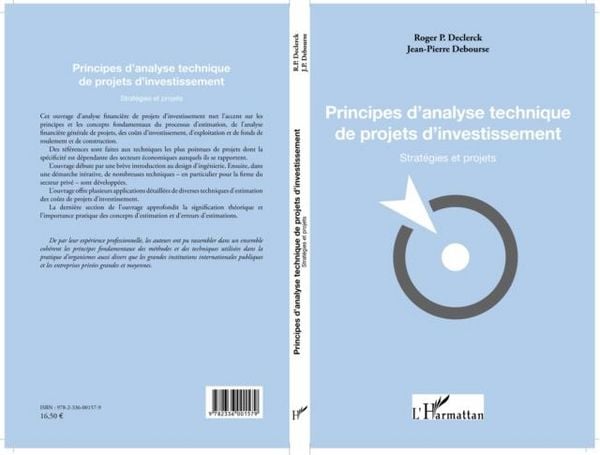 Produktbild: Principes d'analyse technique de projets d'investissement