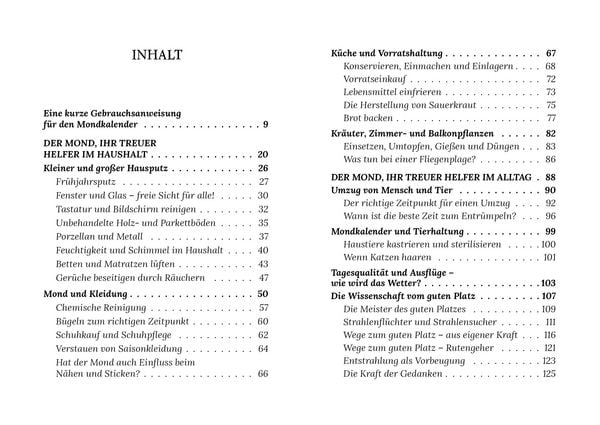 Produktbild: Haushalt und Alltag im Einklang mit dem Mond