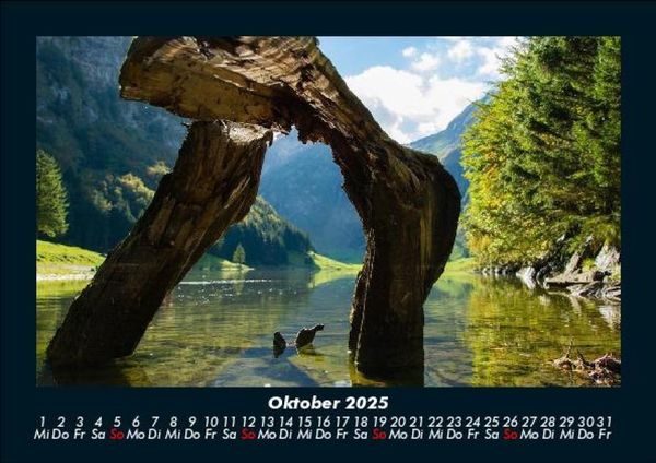 Produktbild: Landschaftskalender 2025 Fotokalender DIN A5