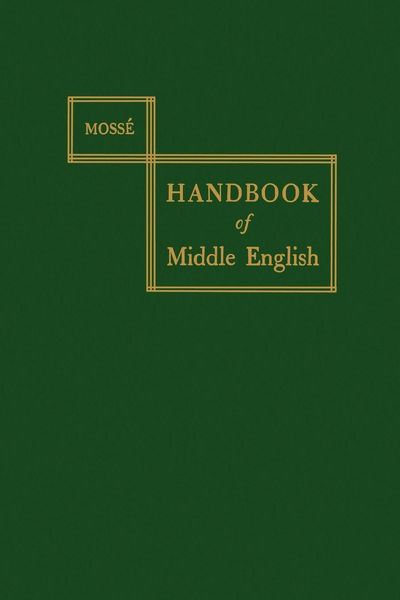 Produktbild: A Handbook of Middle English
