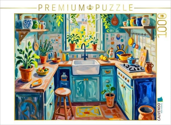 Produktbild: CALVENDO Puzzle Sommerk&uuml;che | 1000 Teile Lege-Gr&ouml;&szlig;e 64x48cm Foto-Puzzle f&uuml;r gl&uuml;ckliche Stunden