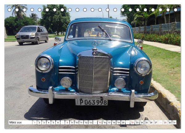 Produktbild: Auto-Legenden - Mercedes 180 (Tischkalender 2026 DIN A5 quer), CALVENDO Monatskalender
