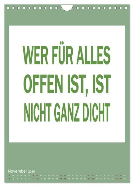 Produktbild: Memo an mich (Wandkalender 2026 DIN A4 hoch), CALVENDO Monatskalender
