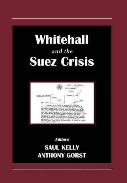Produktbild: Whitehall and the Suez Crisis