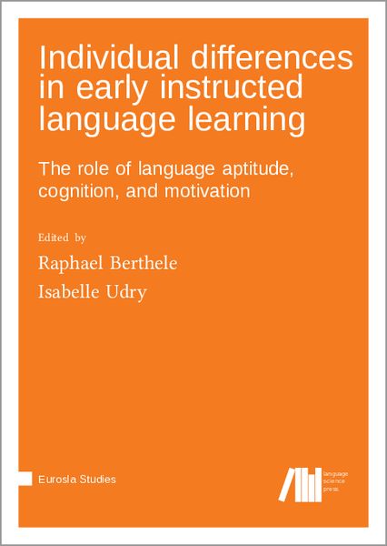 Produktbild: Individual differences in early instructed language learning