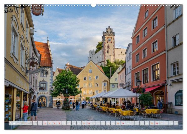 Produktbild: F&uuml;ssen Impressionen (Wandkalender 2026 DIN A2 quer), CALVENDO Monatskalender