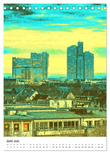 Produktbild: K&ouml;ln "in Hochform" (Tischkalender 2026 DIN A5 hoch), CALVENDO Monatskalender