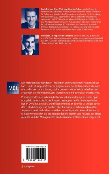 Produktbild: Strategie und Management produzierender Unternehmen