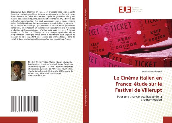 Produktbild: Le Cin&eacute;ma italien en France: &eacute;tude sur le Festival de Villerupt