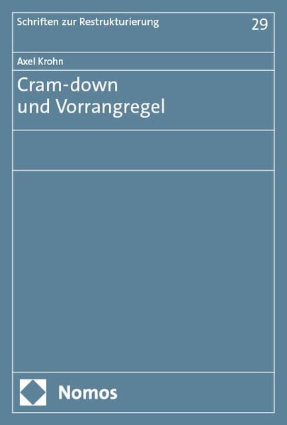 Produktbild: Cram-down und Vorrangregel