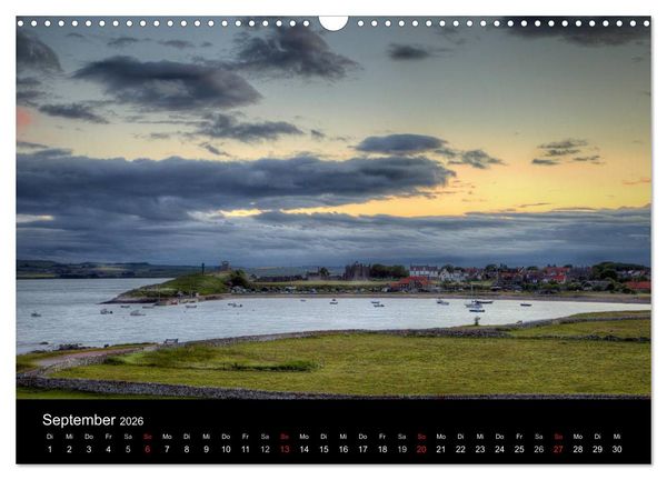 Produktbild: Holy Island - England (Wandkalender 2026 DIN A3 quer), CALVENDO Monatskalender