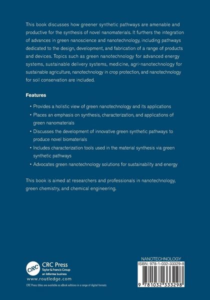 Produktbild: Innovations in Green Nanoscience and Nanotechnology