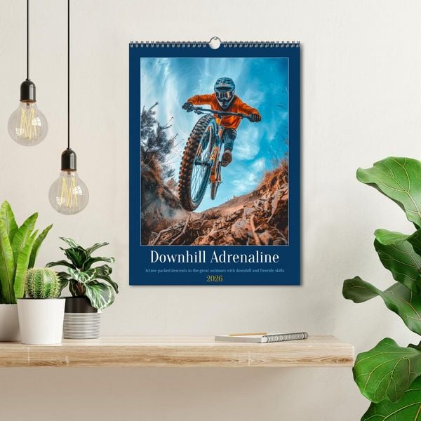 Produktbild: Downhill Adrenaline (Wall Calendar 2026 DIN A3 portrait), CALVENDO 12 Month Wall Calendar