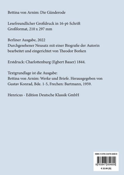 Produktbild: Die G&uuml;nderode (Gro&szlig;druck)